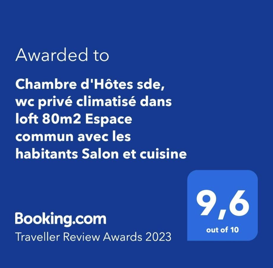 Апартаменти Chambre D'Hotes Sde, Wc Prive Climatise Dans Loft 80M2 Espace Commun Avec Les Habitants Salon Et Cuisine Тулон Екстер'єр фото